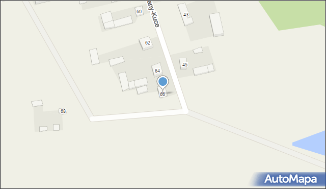 Kisielany-Kuce, Kisielany-Kuce, 66, mapa Kisielany-Kuce