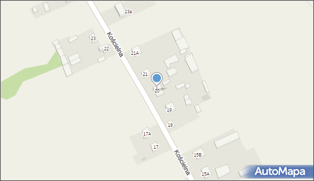 Kisielew, Kisielew, 20, mapa Kisielew