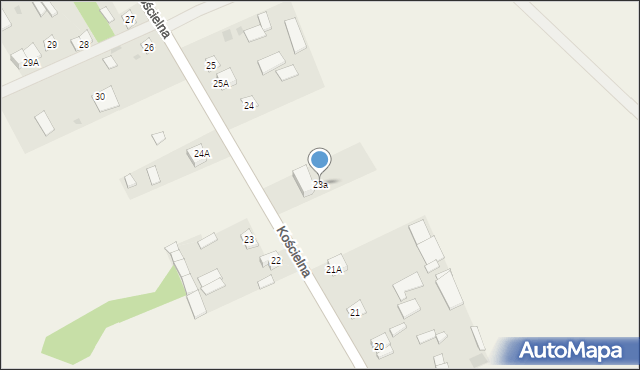 Kisielew, Kisielew, 23a, mapa Kisielew