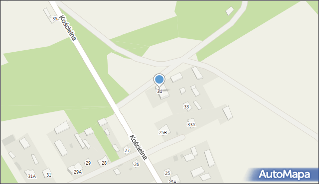 Kisielew, Kisielew, 34, mapa Kisielew