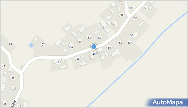 Kisielów, Kisielów, 48, mapa Kisielów