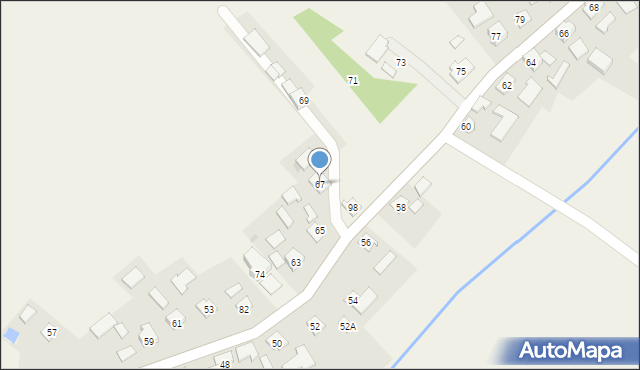 Kisielów, Kisielów, 67, mapa Kisielów