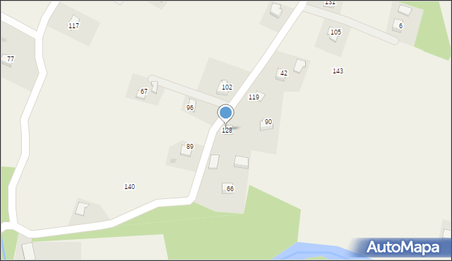 Kisielówka, Kisielówka, 128, mapa Kisielówka