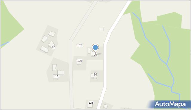 Kisielówka, Kisielówka, 23, mapa Kisielówka