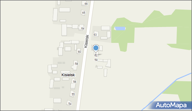 Kisielsk, Kisielsk, 61, mapa Kisielsk