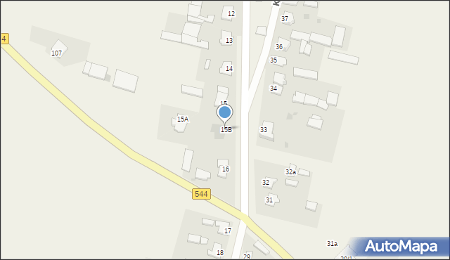 Kisiny, Kisiny, 15B, mapa Kisiny