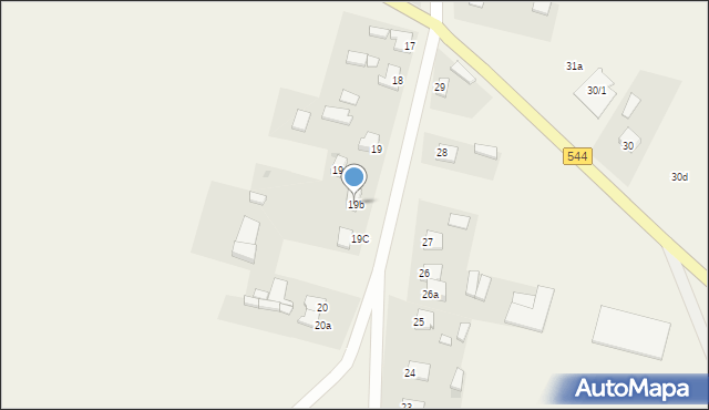 Kisiny, Kisiny, 19b, mapa Kisiny