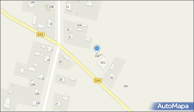 Kisiny, Kisiny, 31a, mapa Kisiny