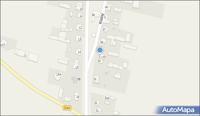 Kisiny, Kisiny, 34a, mapa Kisiny