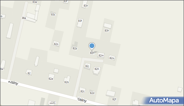 Kisiny, Kisiny, 82n, mapa Kisiny