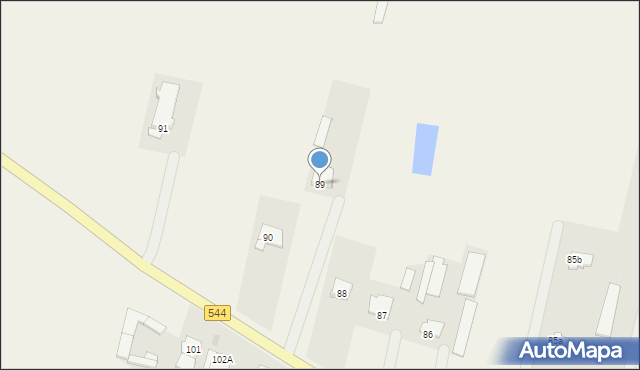 Kisiny, Kisiny, 89, mapa Kisiny