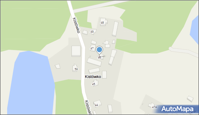 Kistówko, Kistówko, 46, mapa Kistówko