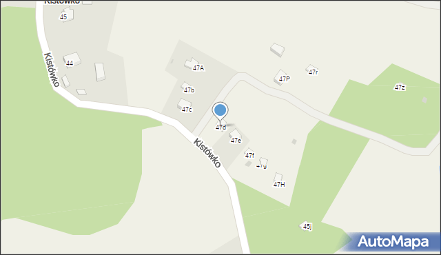 Kistówko, Kistówko, 47d, mapa Kistówko