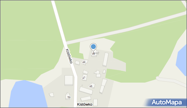 Kistówko, Kistówko, 48, mapa Kistówko
