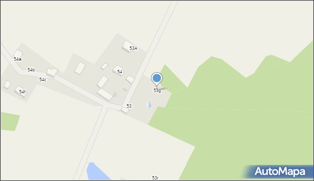 Kistówko, Kistówko, 53g, mapa Kistówko