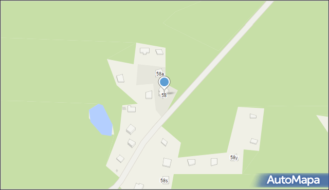 Kistówko, Kistówko, 58, mapa Kistówko