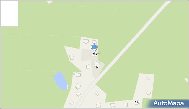 Kistówko, Kistówko, 58a, mapa Kistówko
