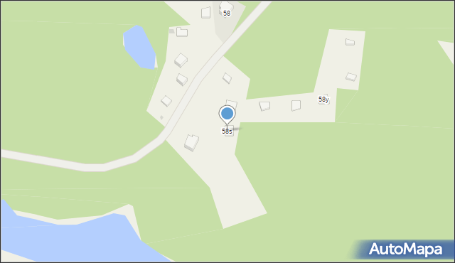Kistówko, Kistówko, 58s, mapa Kistówko