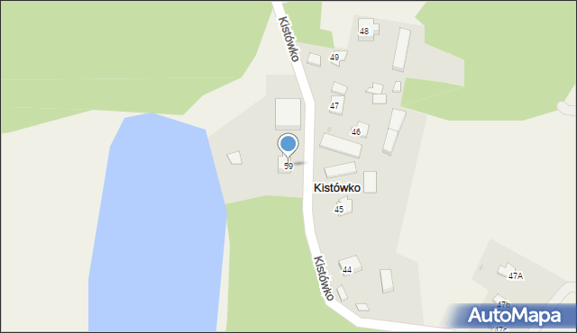 Kistówko, Kistówko, 59, mapa Kistówko