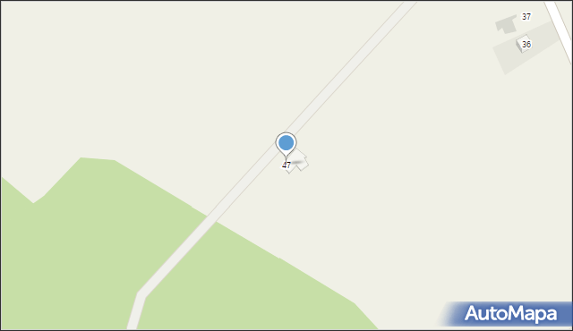 Kiszewko, Kiszewko, 47, mapa Kiszewko