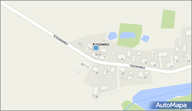 Kiszewko, Kiszewko, 6, mapa Kiszewko