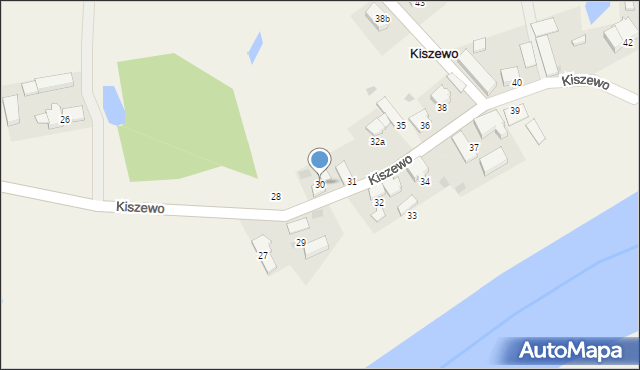 Kiszewo, Kiszewo, 30, mapa Kiszewo