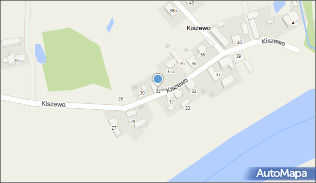Kiszewo, Kiszewo, 31, mapa Kiszewo