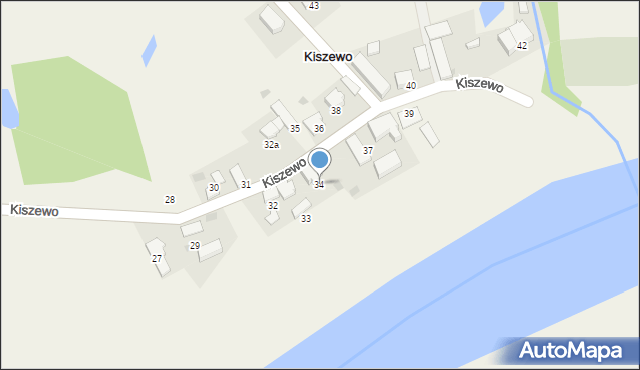 Kiszewo, Kiszewo, 34, mapa Kiszewo