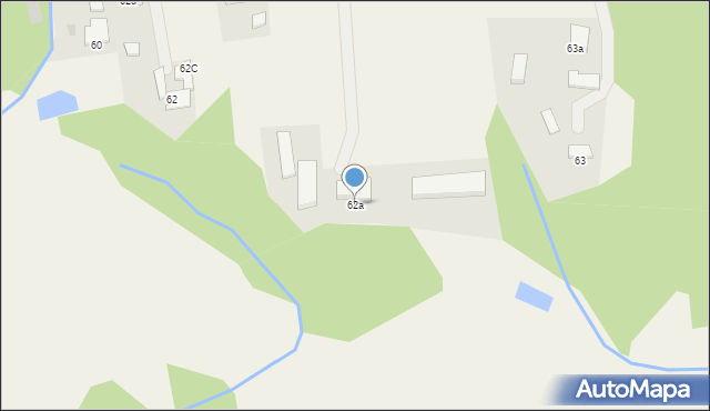 Kiszewo, Kiszewo, 62a, mapa Kiszewo