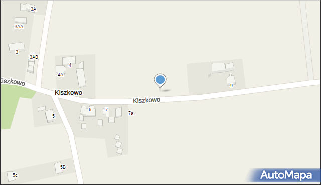Kiszkowo, Kiszkowo, 7g, mapa Kiszkowo