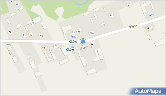 Kitów, Kitów, 81a, mapa Kitów