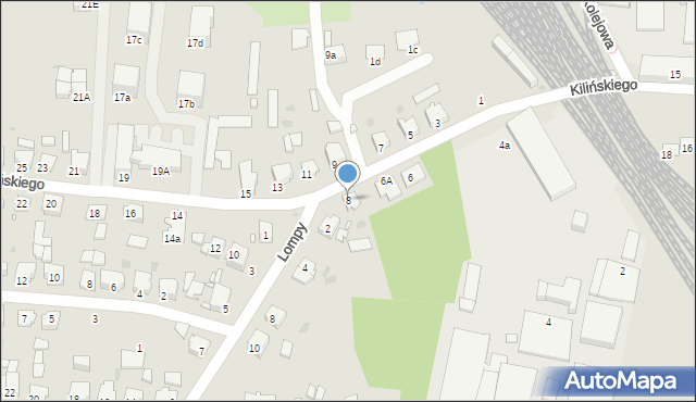 Kluczbork, Kilińskiego Jana, płk., 8, mapa Kluczbork