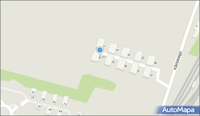 Kobylnica, Kilińskiego Jana, płk., 3I, mapa Kobylnica