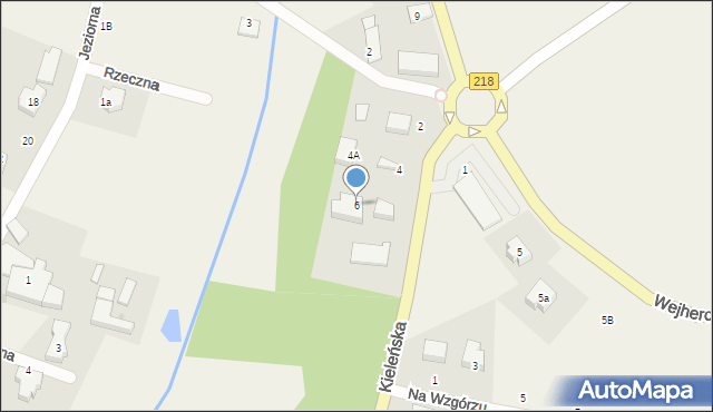 Koleczkowo, Kieleńska, 6, mapa Koleczkowo