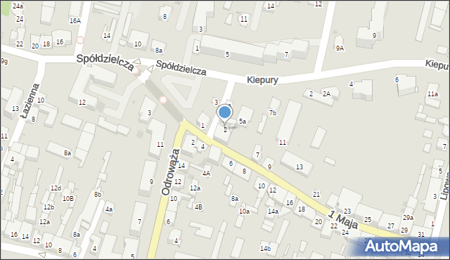 Końskie, Kilińskiego Jana, płk., 2, mapa Końskie