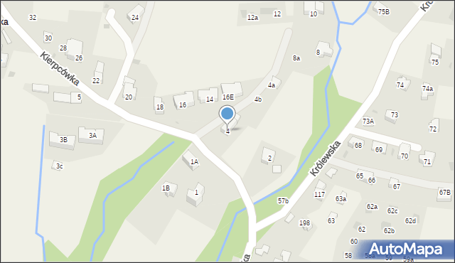Kościelisko, Kierpcówka, 4, mapa Kościelisko