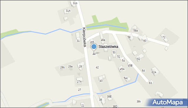 Kościelisko, Kierpcówka, 44, mapa Kościelisko