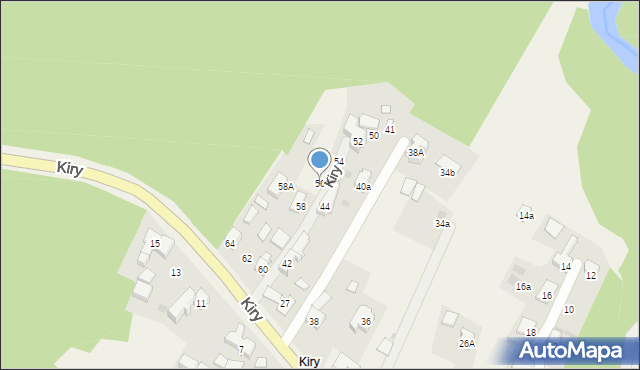 Kościelisko, Kiry, 56, mapa Kościelisko