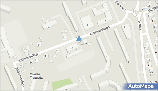 Krosno, Kisielewskiego Stefana, 13, mapa Krosna