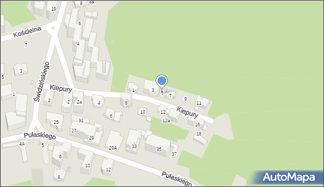 Krynica-Zdrój, Kiepury Jana, 5, mapa Krynica-Zdrój