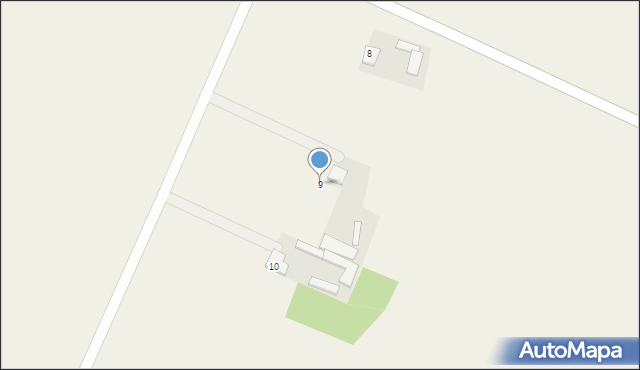 Kulesze, Kiślak, 9, mapa Kulesze
