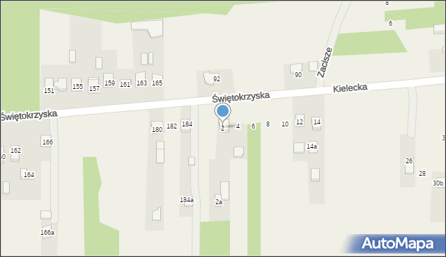 Leszczyny, Kielecka, 2, mapa Leszczyny