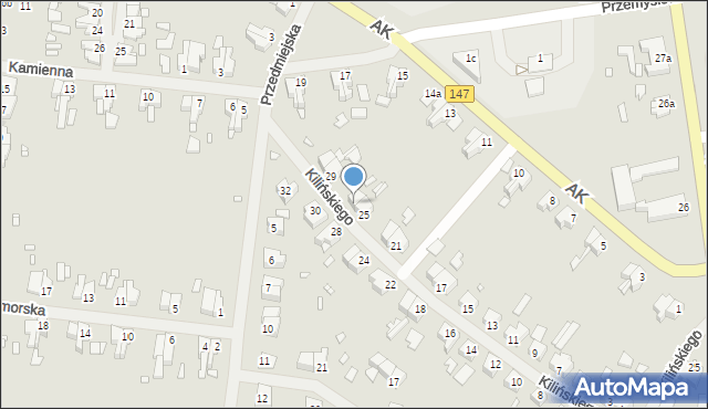 Łobez, Kilińskiego Jana, płk., 27, mapa Łobez