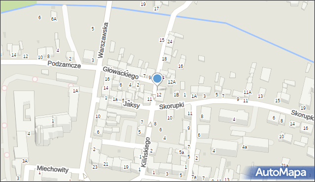 Miechów, Kilińskiego Jana, płk., 12B, mapa Miechów