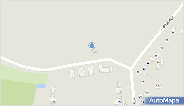 Nisko, Kilińskiego Jana, płk., 67, mapa Nisko