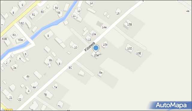 Nowa Wieś Lęborska, Kisewa, 10a, mapa Nowa Wieś Lęborska