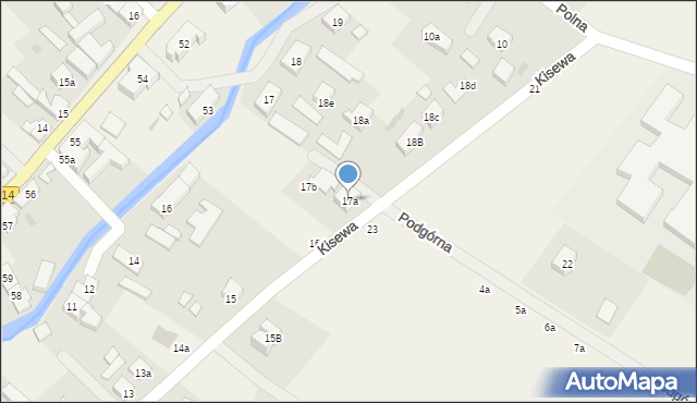 Nowa Wieś Lęborska, Kisewa, 17a, mapa Nowa Wieś Lęborska