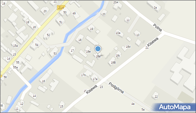Nowa Wieś Lęborska, Kisewa, 18a, mapa Nowa Wieś Lęborska