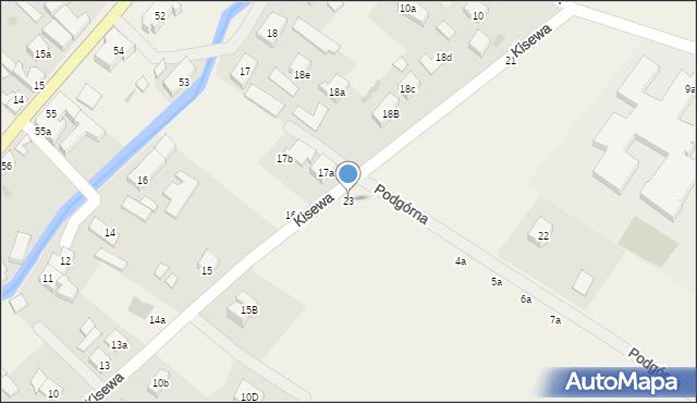 Nowa Wieś Lęborska, Kisewa, 23, mapa Nowa Wieś Lęborska