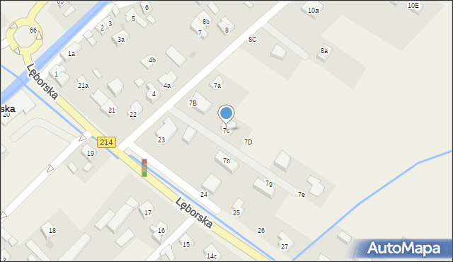 Nowa Wieś Lęborska, Kisewa, 7c, mapa Nowa Wieś Lęborska